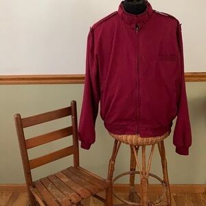 Vintage Westark USA Burgundy Zip up Jacket 2X